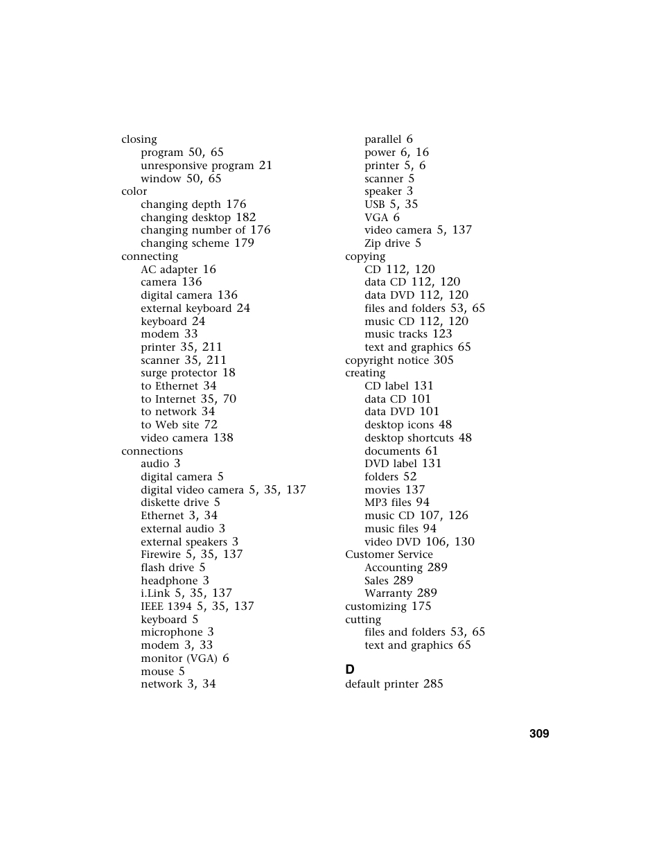 Gateway M350 User Manual | Page 319 / 334