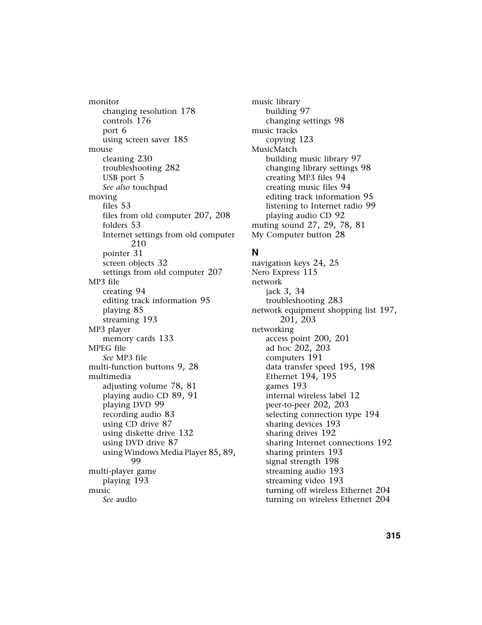 Gateway M350 User Manual | Page 325 / 334