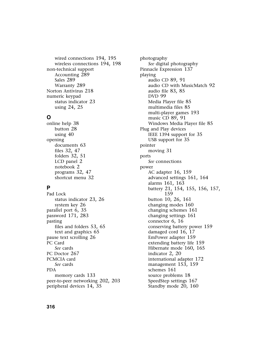 Gateway M350 User Manual | Page 326 / 334