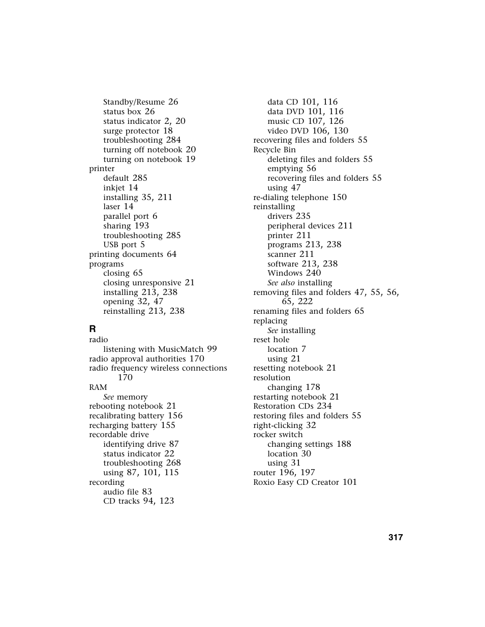 Gateway M350 User Manual | Page 327 / 334
