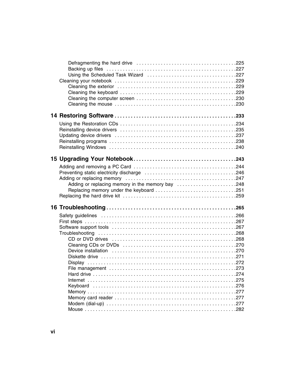 Gateway M350 User Manual | Page 8 / 334