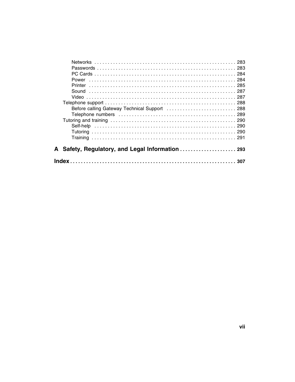 Gateway M350 User Manual | Page 9 / 334