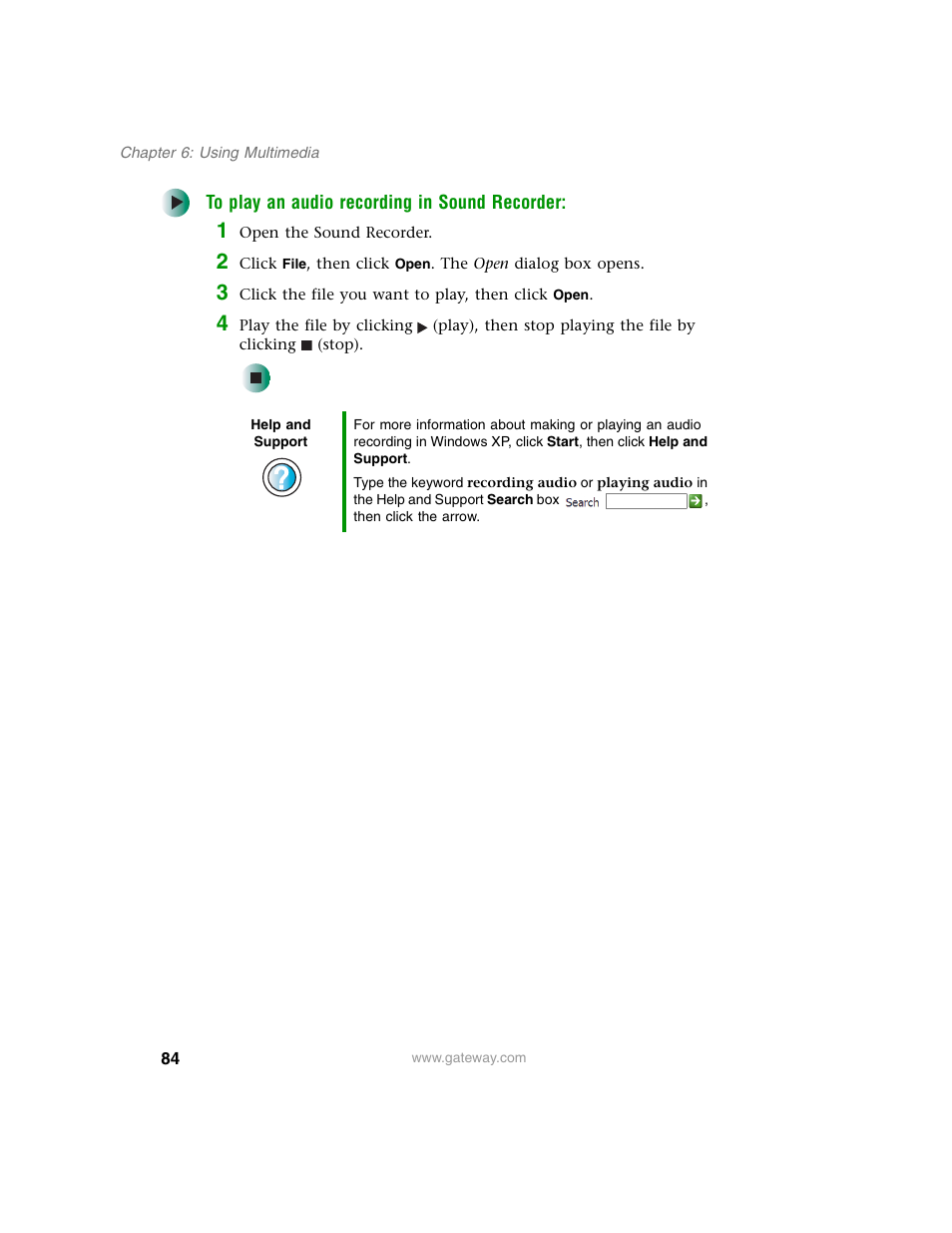 Gateway M350 User Manual | Page 94 / 334
