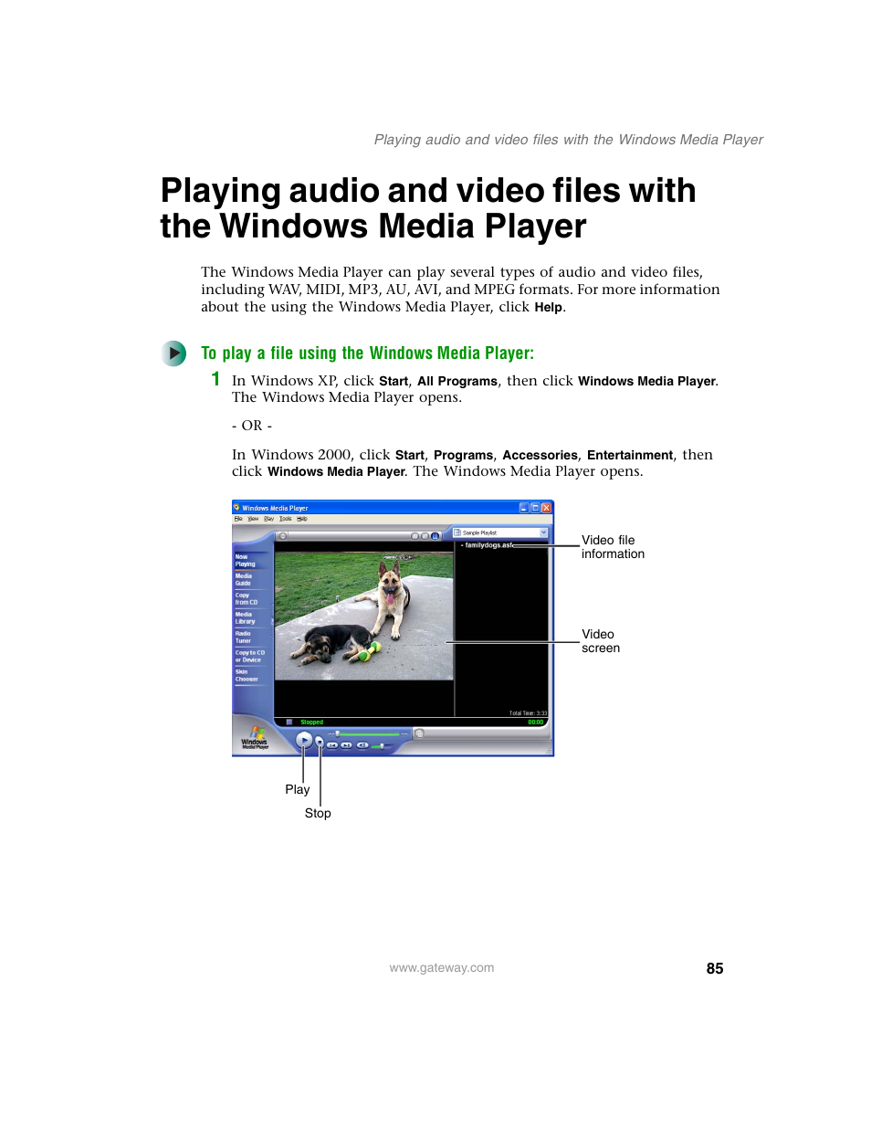 Gateway M350 User Manual | Page 95 / 334