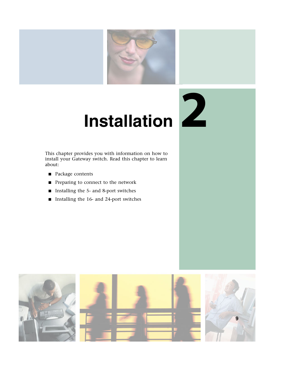 Installation | Gateway Unmanaged Ethernet Switch User Manual | Page 12 / 44
