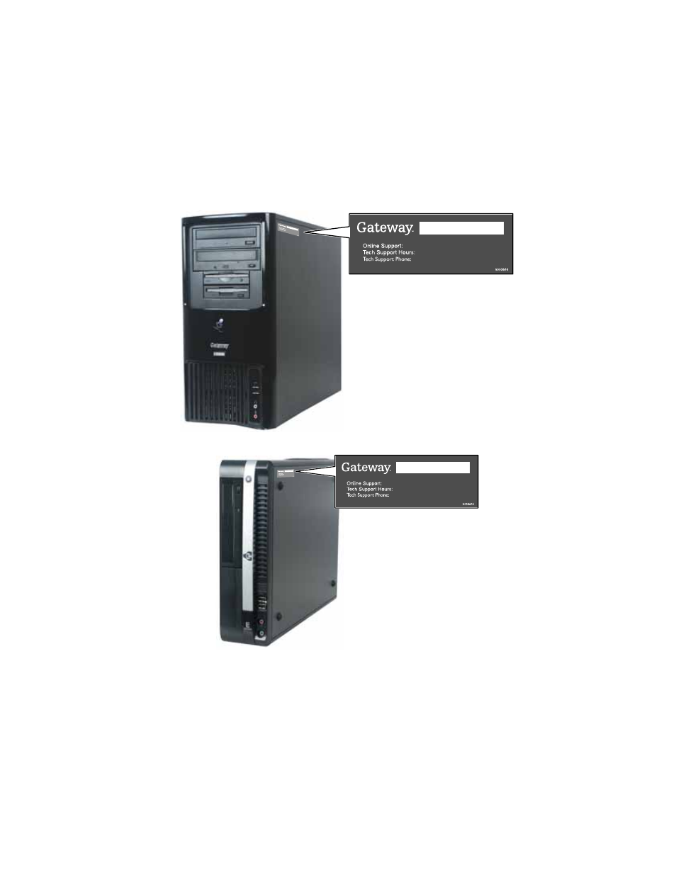 Locating your serial number | Gateway E-4300 User Manual | Page 23 / 144