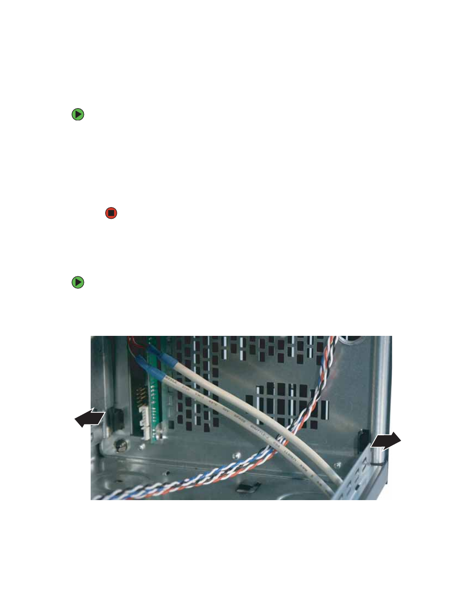 Closing the case, Removing the front bezel, Closing the case removing the front bezel | Gateway E-4300 User Manual | Page 67 / 144