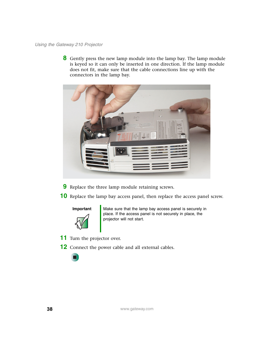 Gateway 210 User Manual | Page 42 / 58