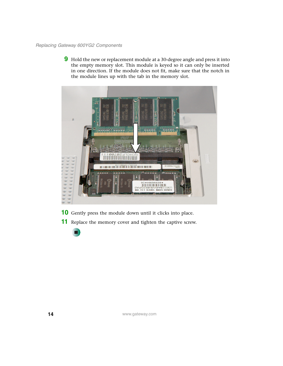 Gateway 600YG2 User Manual | Page 19 / 103