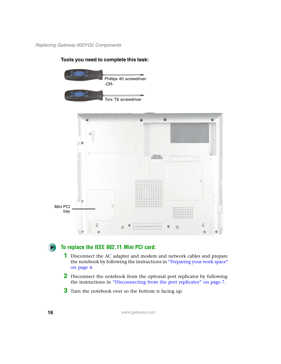 Gateway 600YG2 User Manual | Page 21 / 103