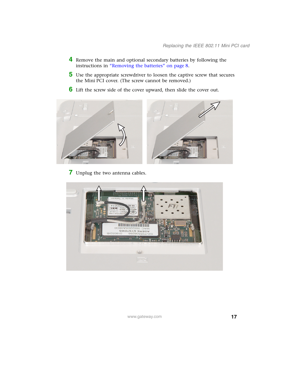 Gateway 600YG2 User Manual | Page 22 / 103