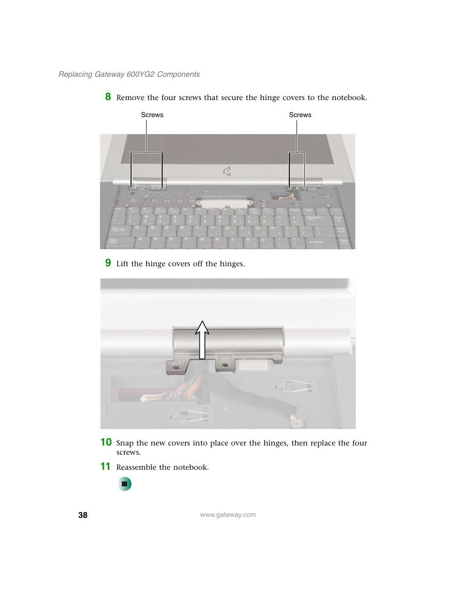 Gateway 600YG2 User Manual | Page 43 / 103