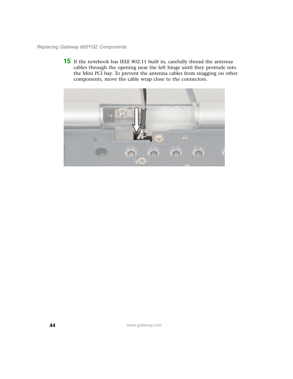 Gateway 600YG2 User Manual | Page 49 / 103