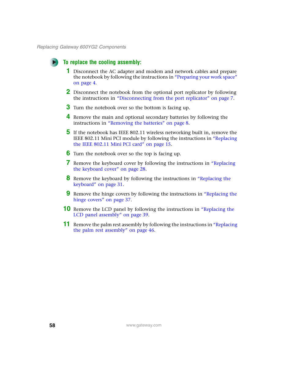 Gateway 600YG2 User Manual | Page 63 / 103