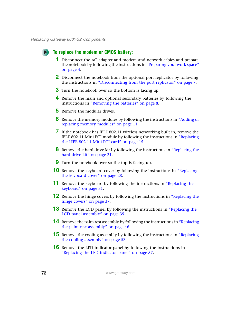 Gateway 600YG2 User Manual | Page 77 / 103