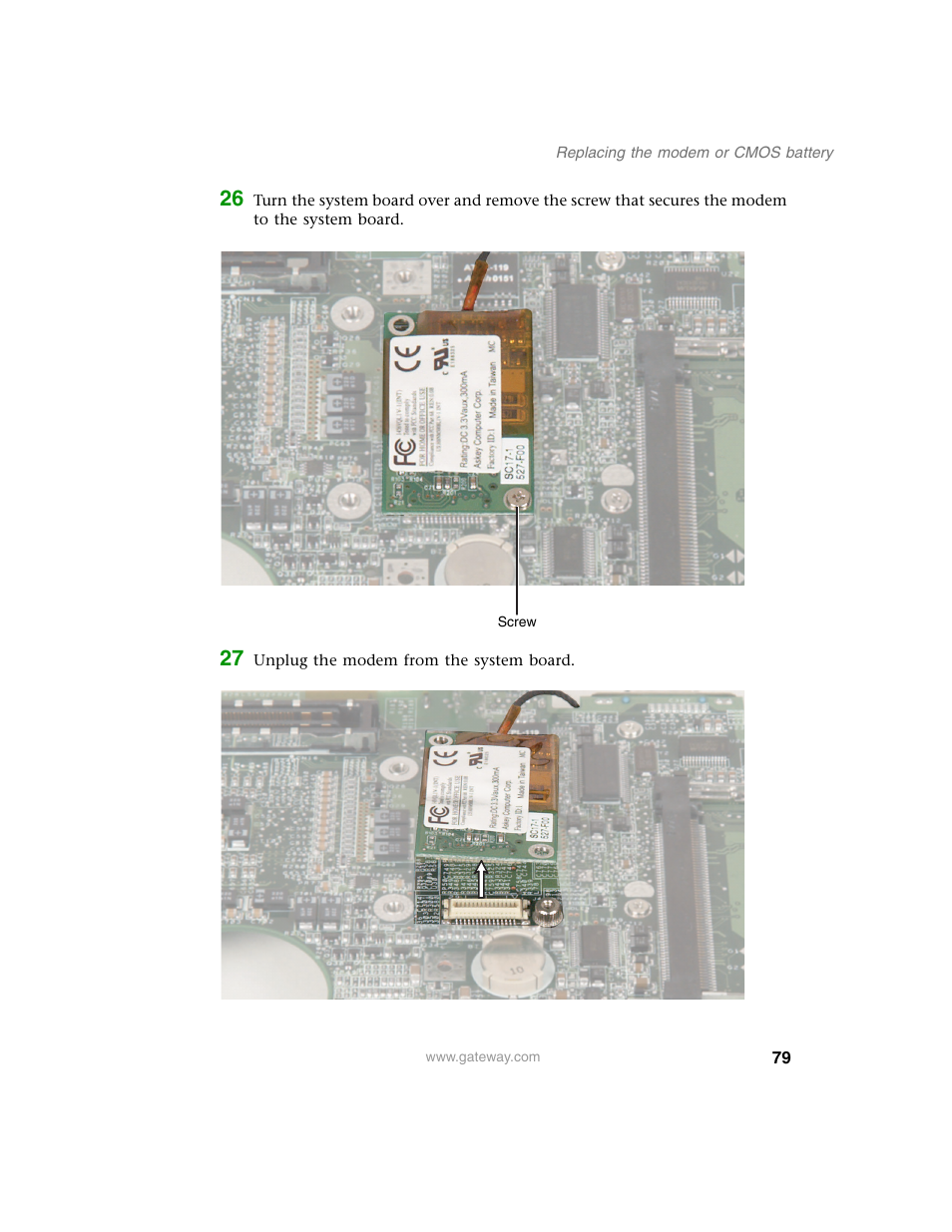 Gateway 600YG2 User Manual | Page 84 / 103