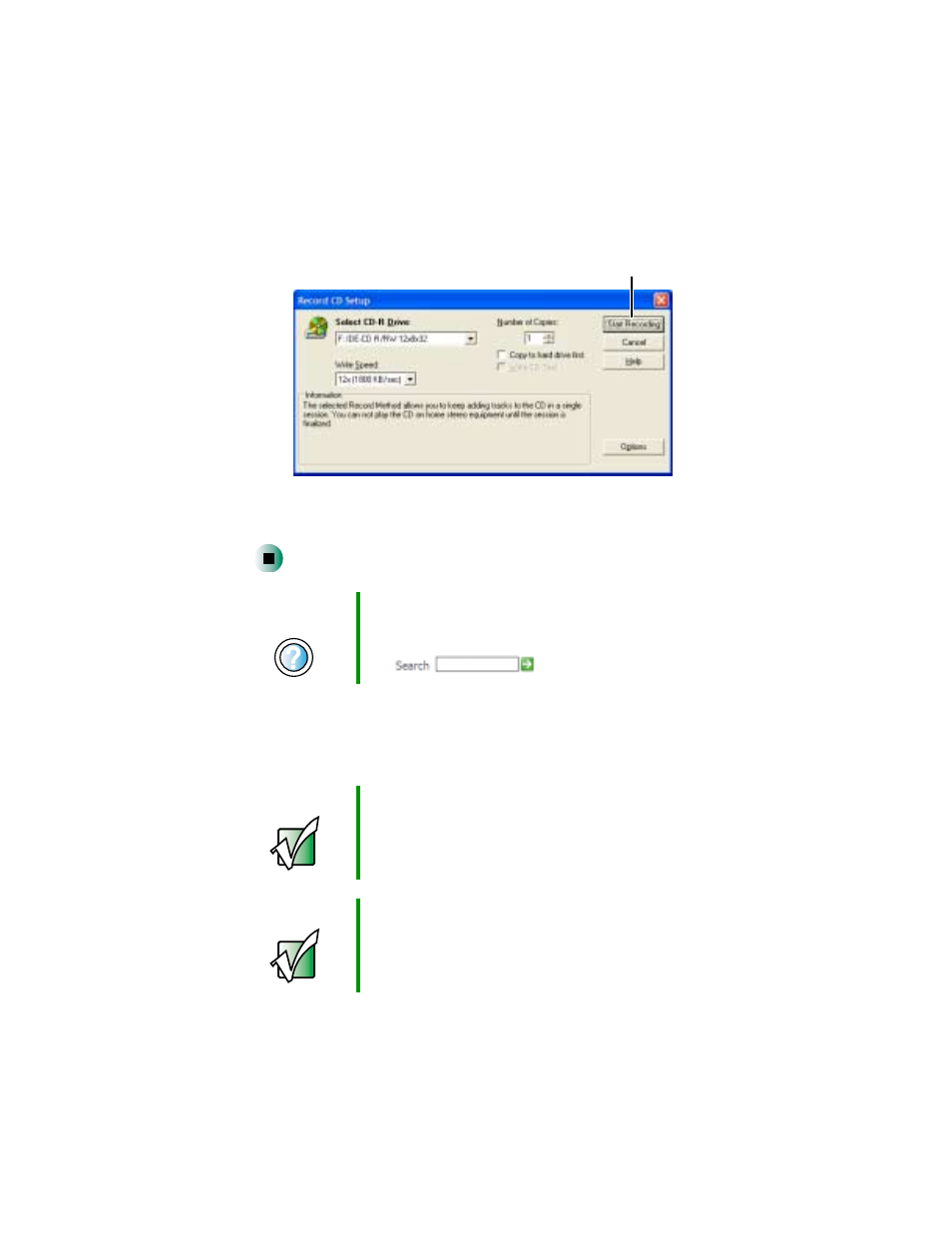 Copying cds | Gateway 450 User Manual | Page 126 / 329