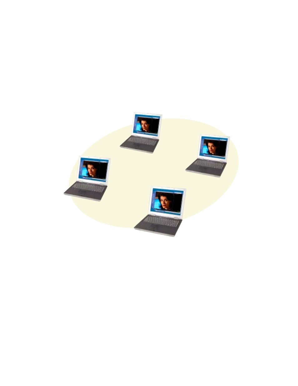 Example peer-to-peer wireless ethernet network | Gateway 450 User Manual | Page 206 / 329
