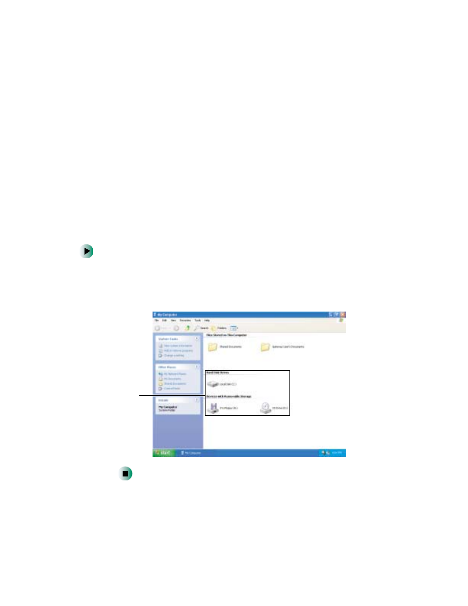 Working with files and folders, Viewing drives | Gateway 450 User Manual | Page 65 / 329