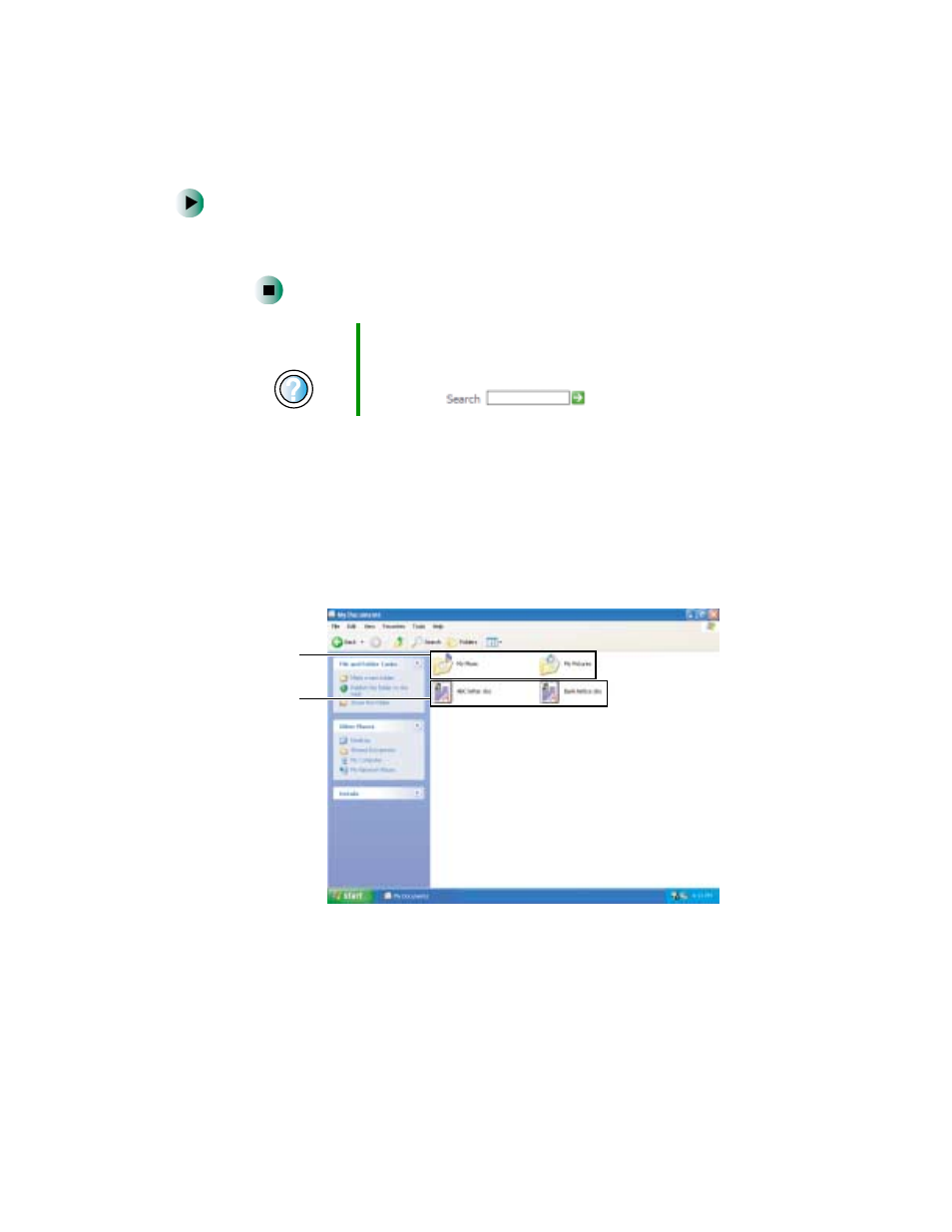 Creating folders | Gateway 450 User Manual | Page 66 / 329