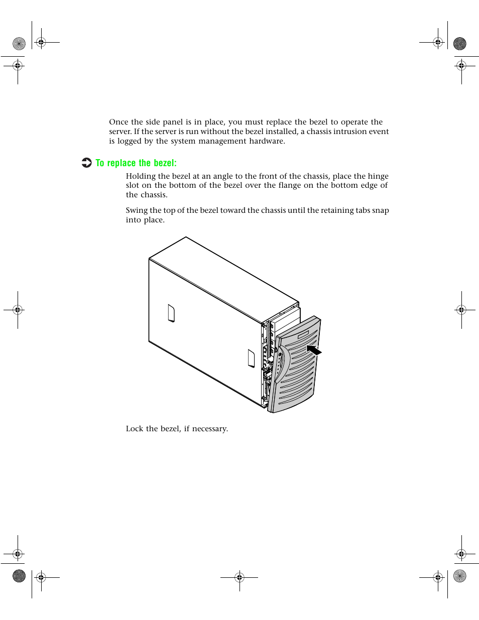 Replacing the bezel | Gateway 7400 User Manual | Page 36 / 156
