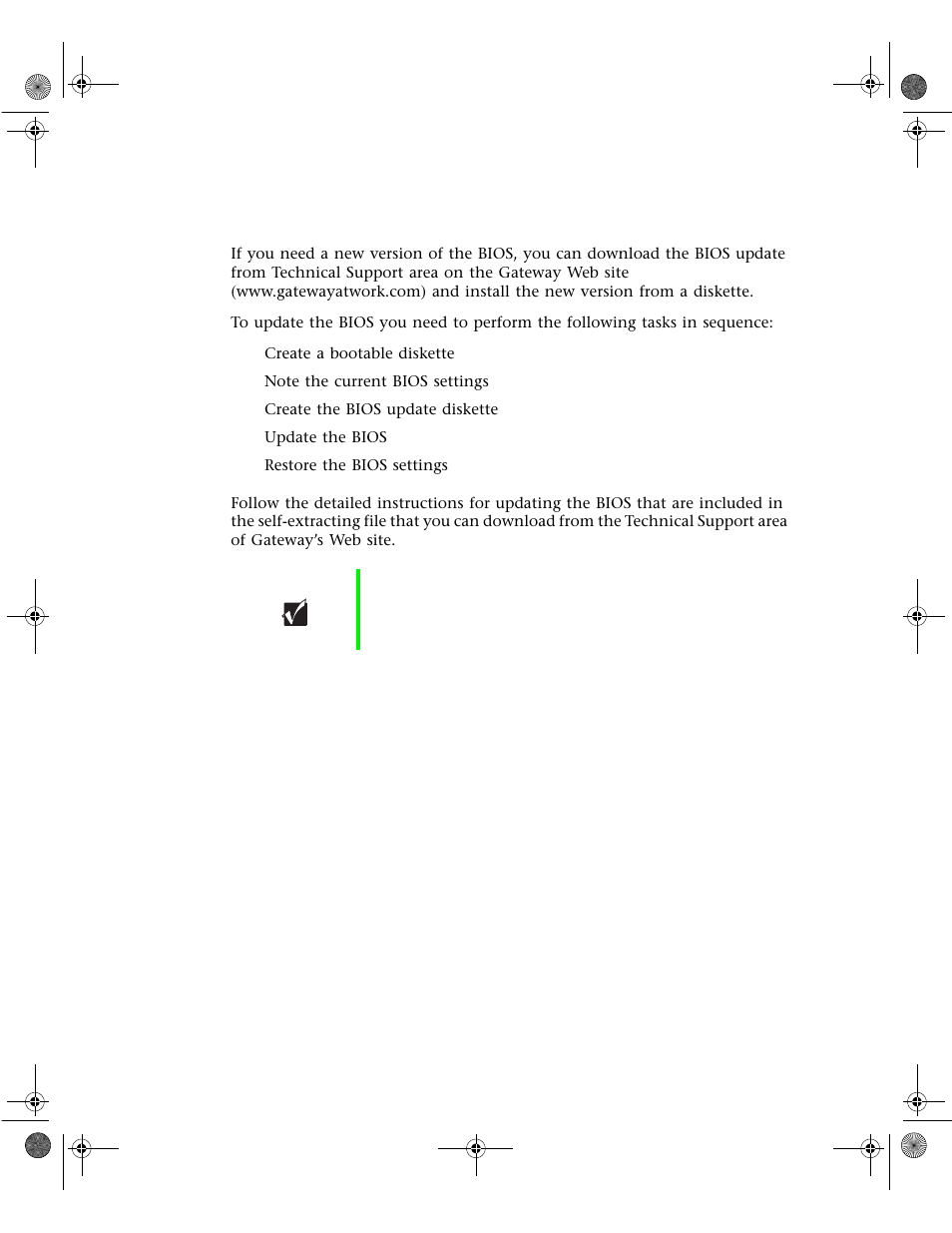 Updating the bios | Gateway 7400 User Manual | Page 95 / 156