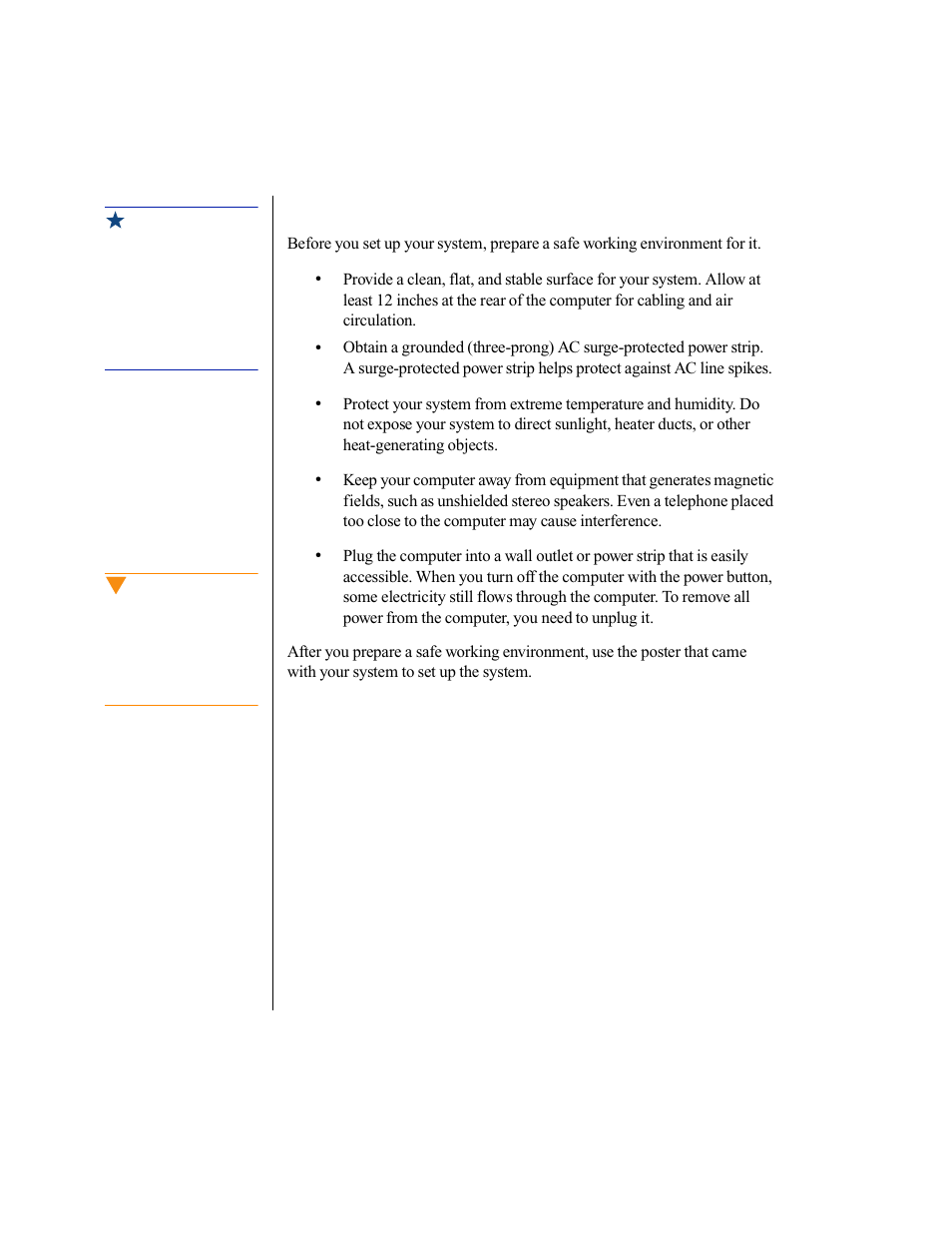 Setting up your system | Gateway E-5250 User Manual | Page 11 / 46