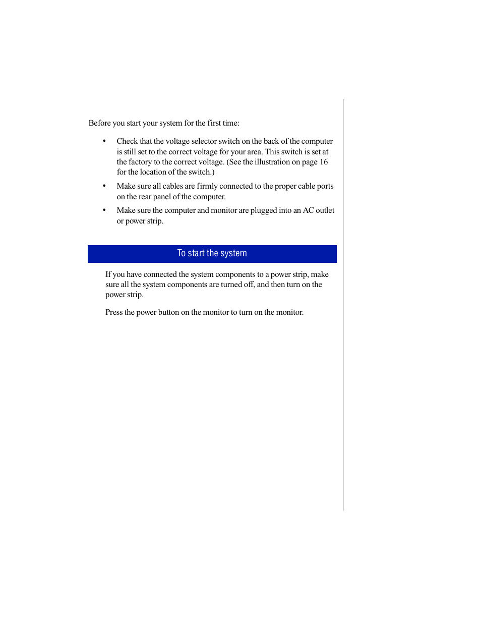 Starting your system | Gateway E-5250 User Manual | Page 12 / 46