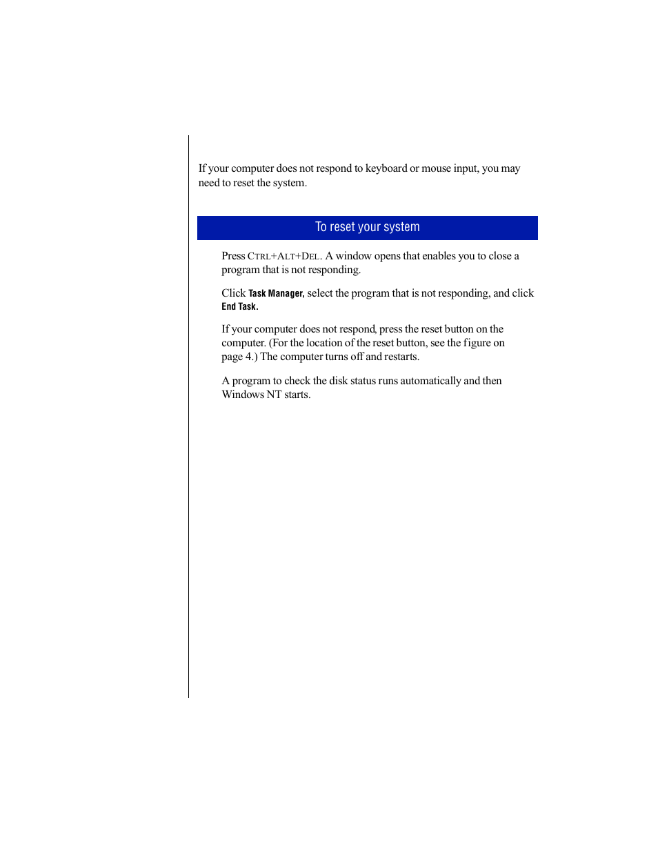 Resetting your system | Gateway E-5250 User Manual | Page 17 / 46