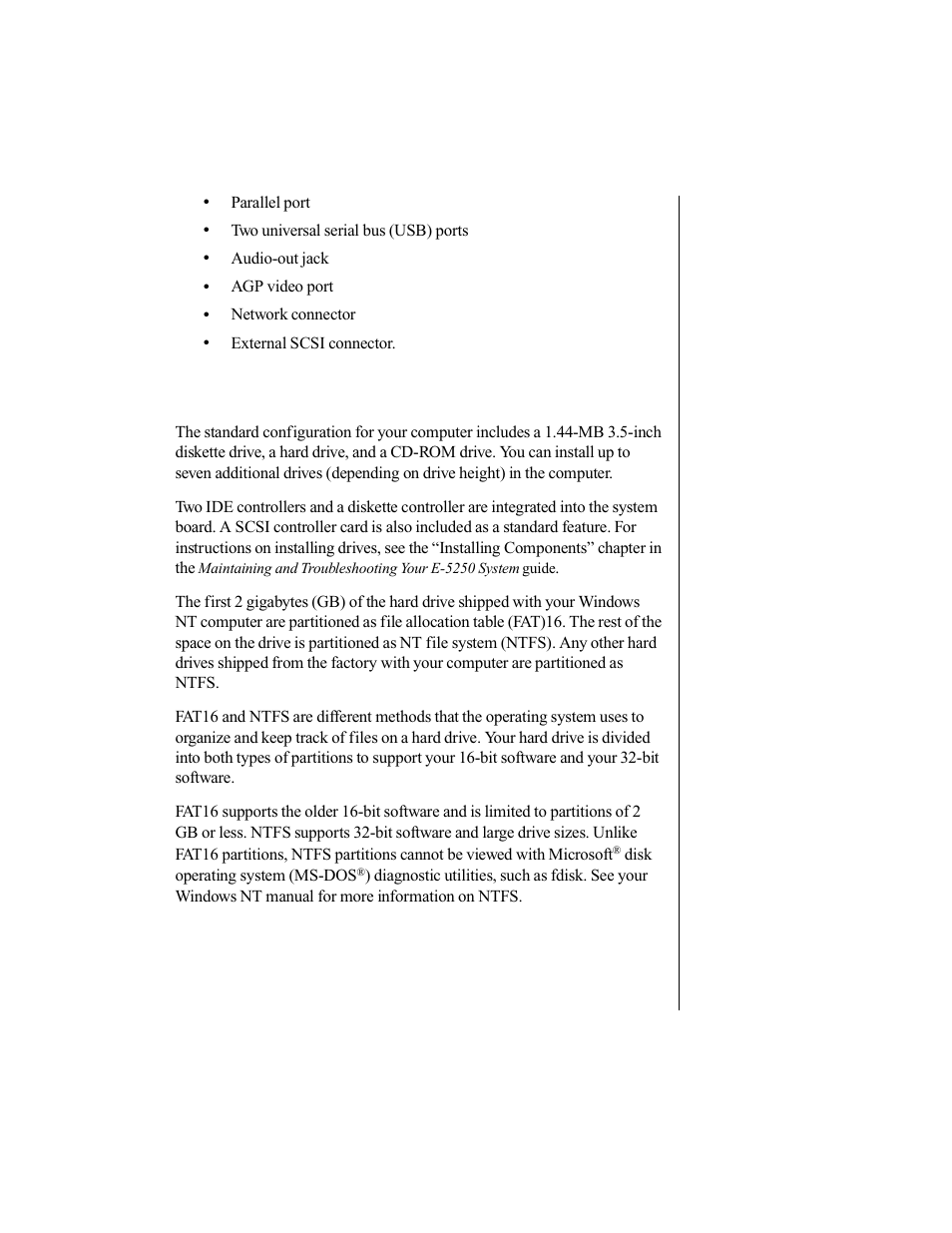Drives | Gateway E-5250 User Manual | Page 20 / 46
