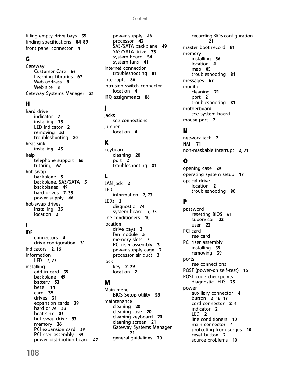 Gateway E-9425R User Manual | Page 114 / 118