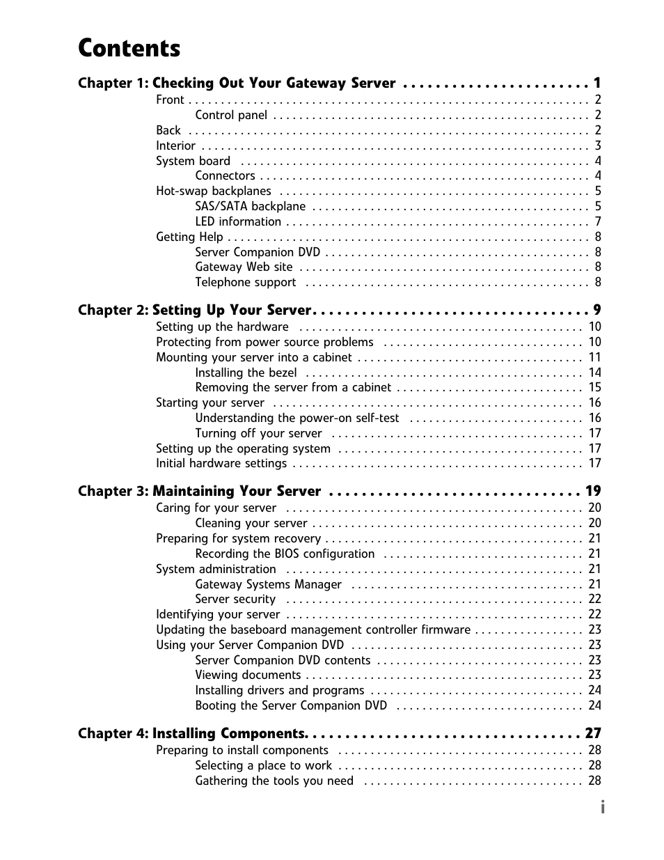 Gateway E-9425R User Manual | Page 3 / 118