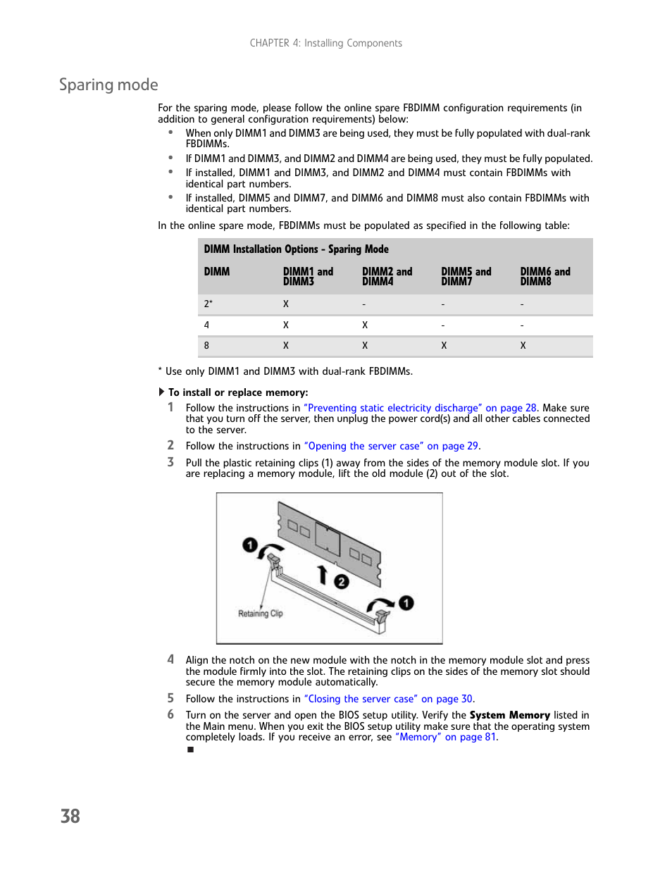 Sparing mode | Gateway E-9425R User Manual | Page 44 / 118