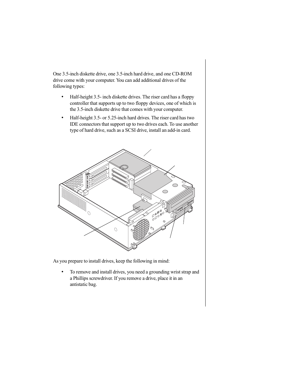 Replacing and adding drives | Gateway E-3200 User Manual | Page 36 / 90