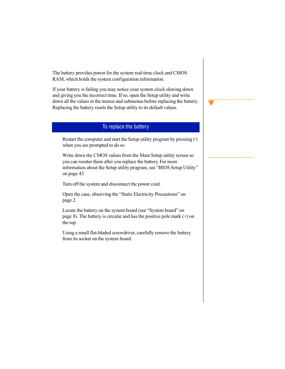 Replacing the battery | Gateway E-3200 User Manual | Page 48 / 90