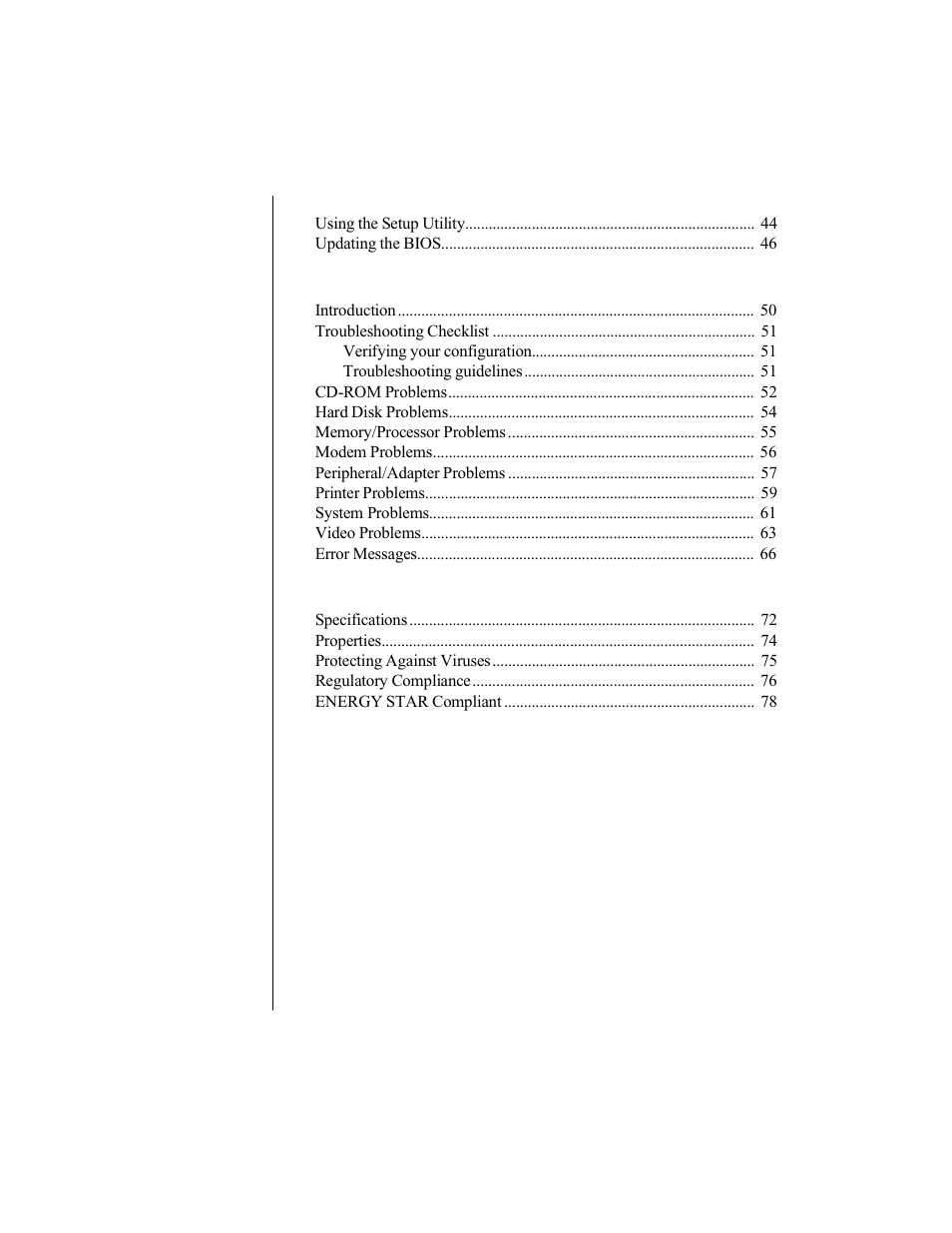 Gateway E-3200 User Manual | Page 5 / 90