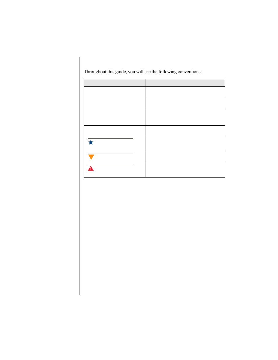 Conventions used in this guide | Gateway E-3200 User Manual | Page 7 / 90