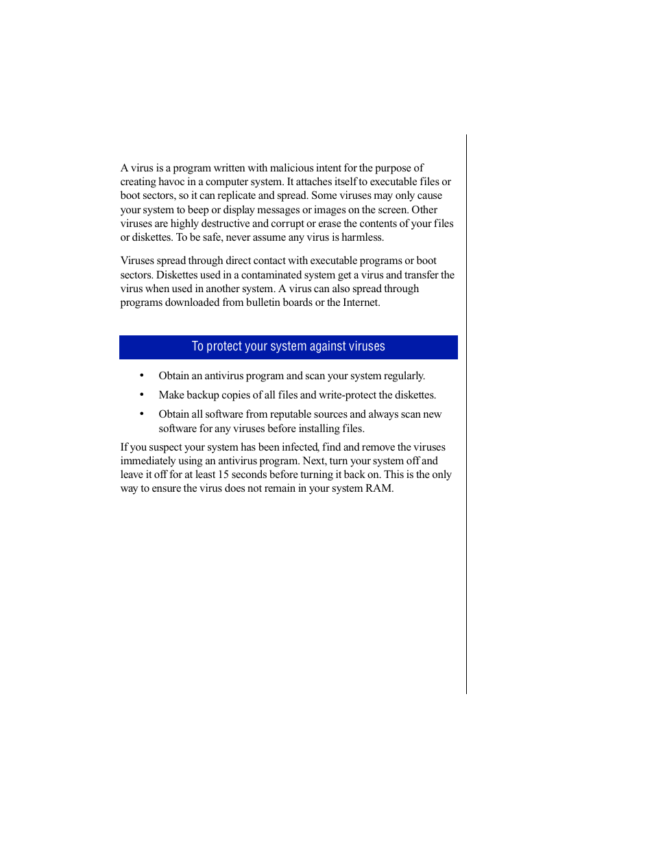 Protecting against viruses | Gateway E-3200 User Manual | Page 84 / 90
