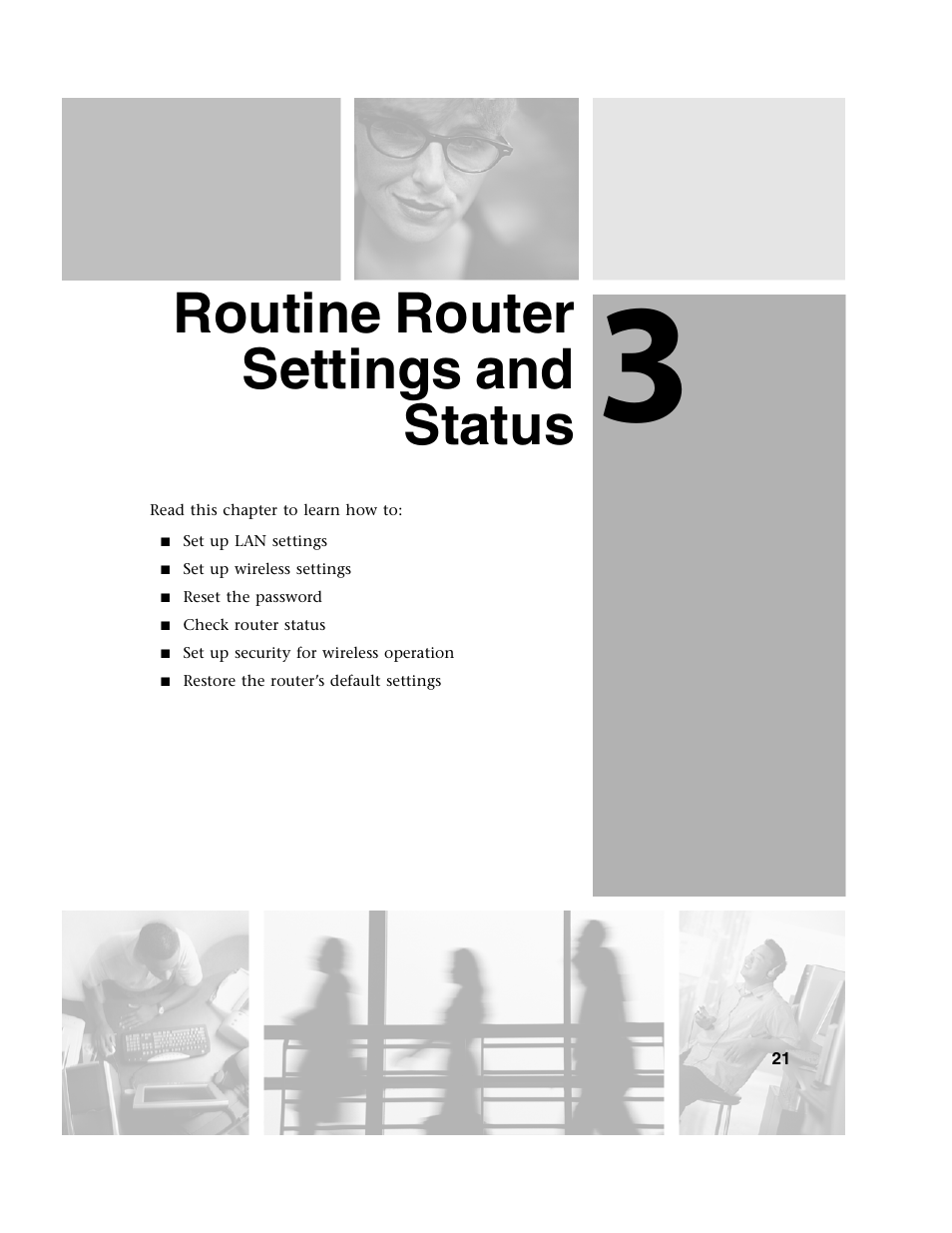 Routine router settings and status | Gateway WBR-100 User Manual | Page 24 / 90