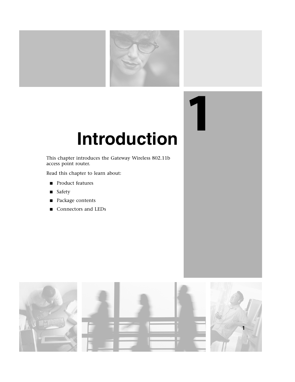 Introduction | Gateway WBR-100 User Manual | Page 4 / 90