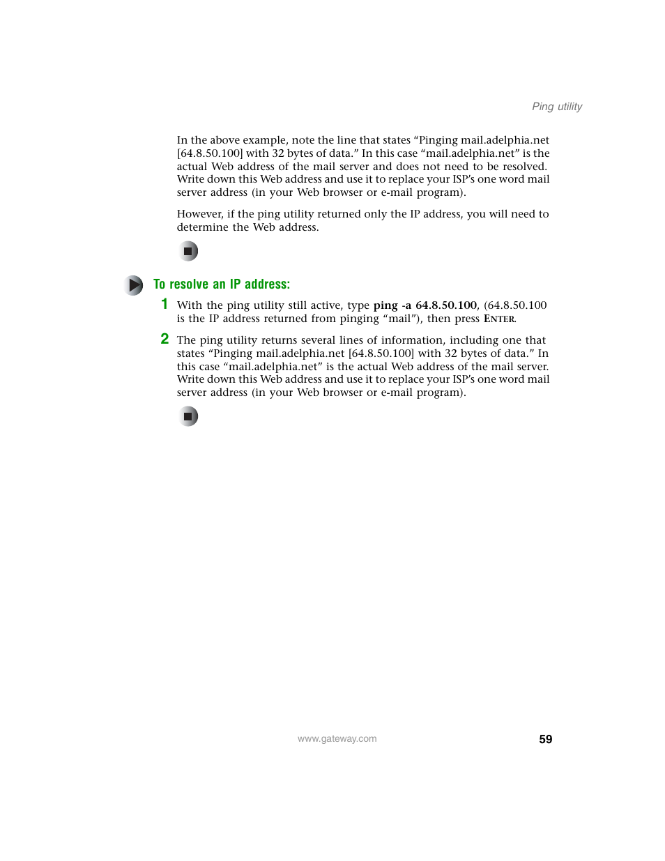 Gateway WBR-100 User Manual | Page 62 / 90