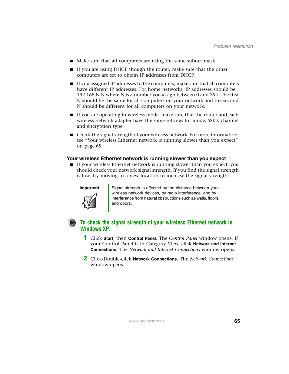 Gateway WBR-100 User Manual | Page 68 / 90