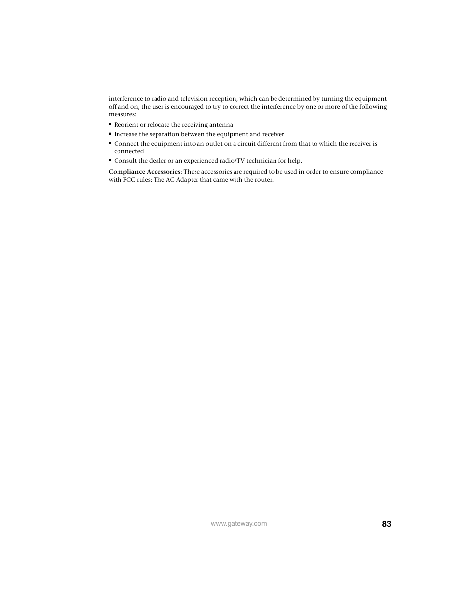 Gateway WBR-100 User Manual | Page 86 / 90