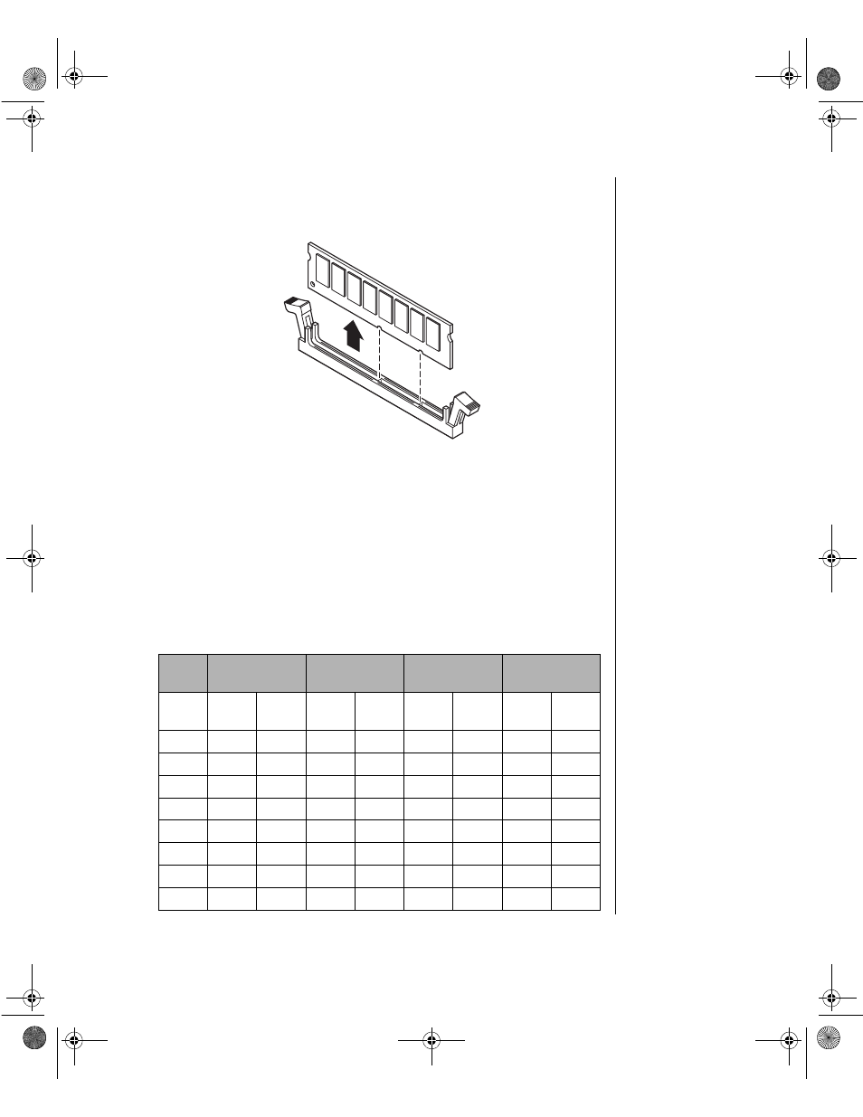 Dimm configurations | Gateway ALR 7200 User Manual | Page 49 / 134
