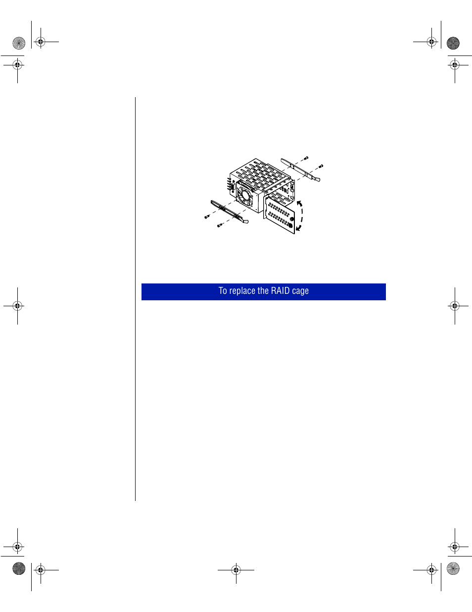 Replacing the raid cage in the 5.25-inch drive bay | Gateway ALR 7200 User Manual | Page 58 / 134