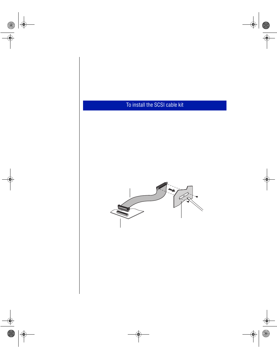 Installing the scsi cable kit | Gateway ALR 7200 User Manual | Page 64 / 134