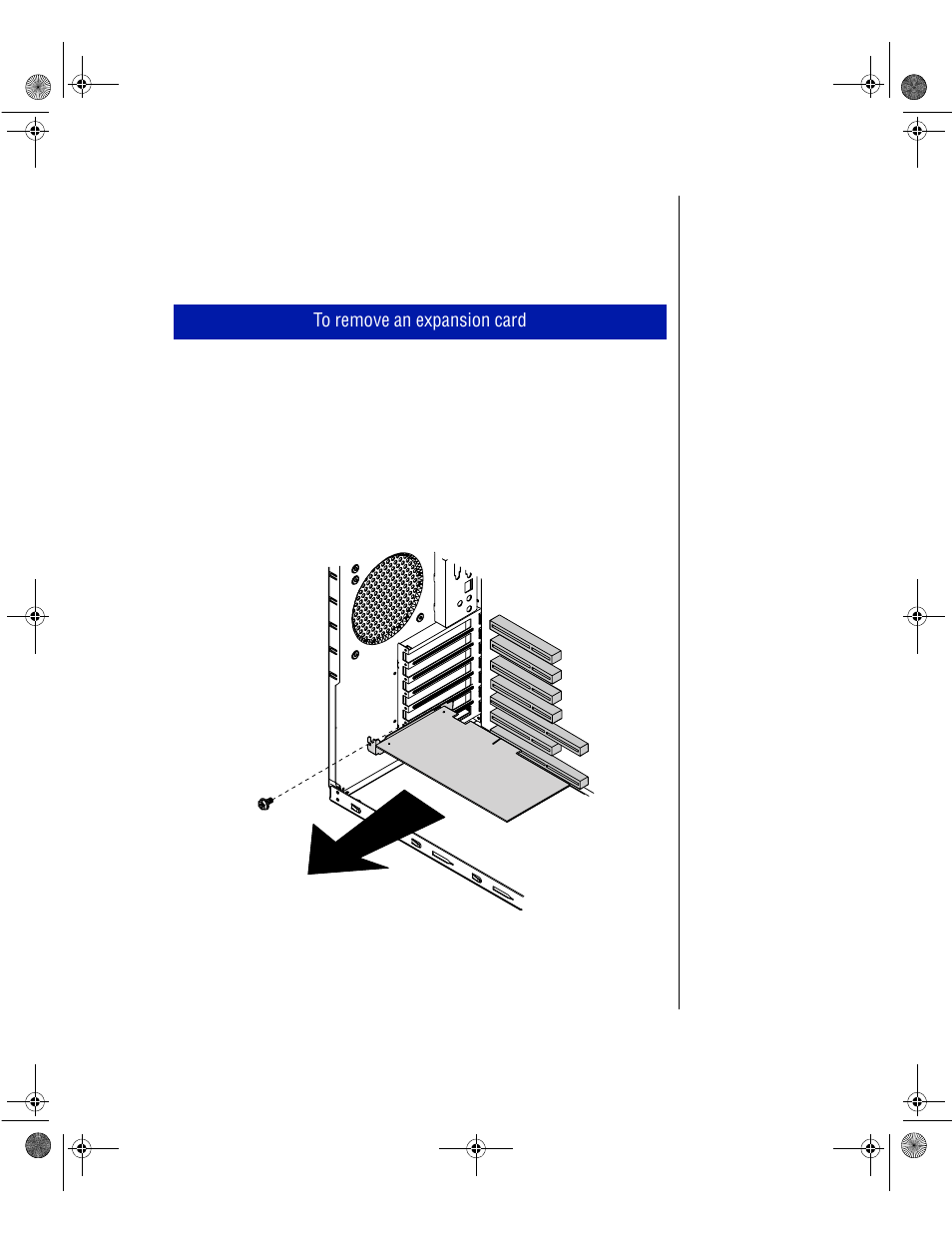 Removing an expansion card | Gateway ALR 7200 User Manual | Page 67 / 134