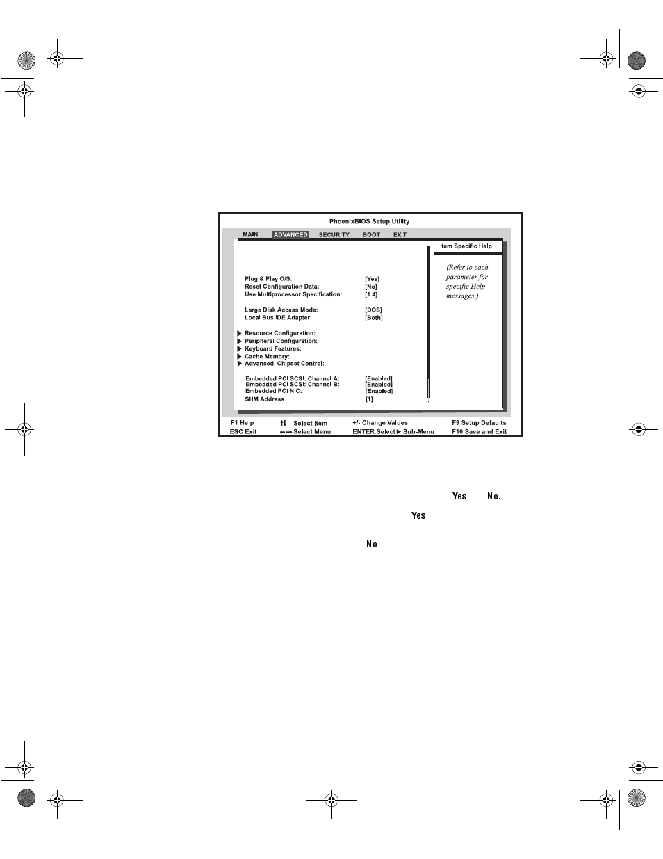 Advanced menu screen | Gateway ALR 7200 User Manual | Page 80 / 134