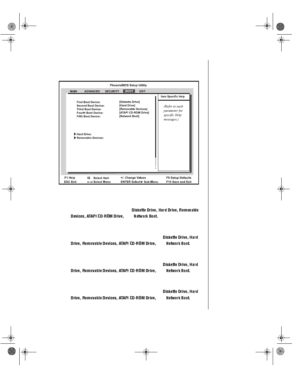 Boot menu screen | Gateway ALR 7200 User Manual | Page 91 / 134