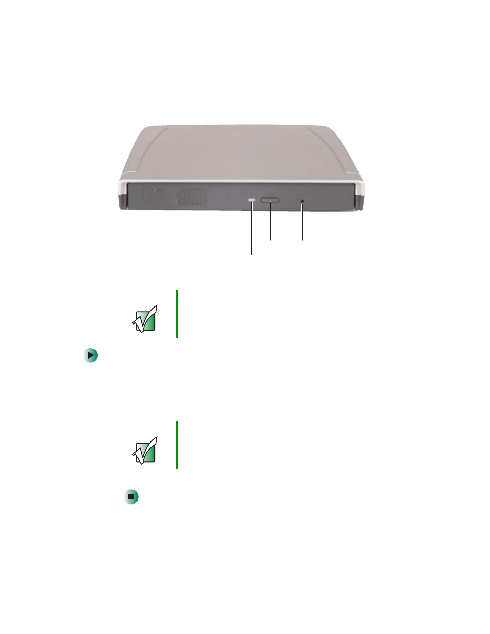 Inserting a cd or dvd | Gateway Tablet PC User Manual | Page 106 / 304
